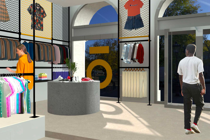 Rethink an redefine the new Rōnin retail experience - in partnership with Rōnin, a vintage store
