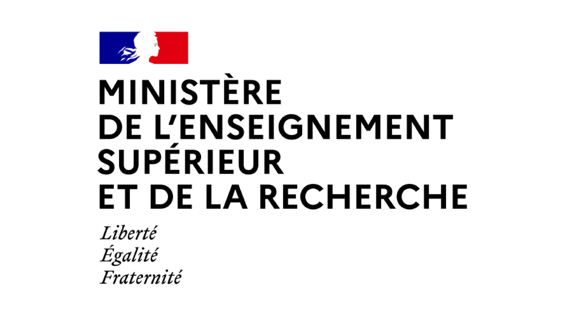 logo ministere de  l'enseignement supérieur et de la recherche 