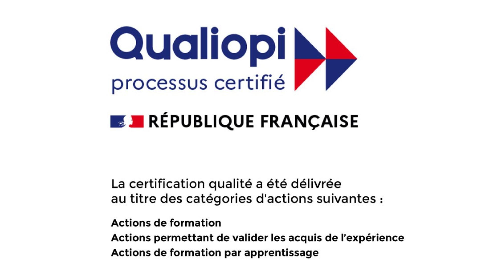 Qualiopi certificate