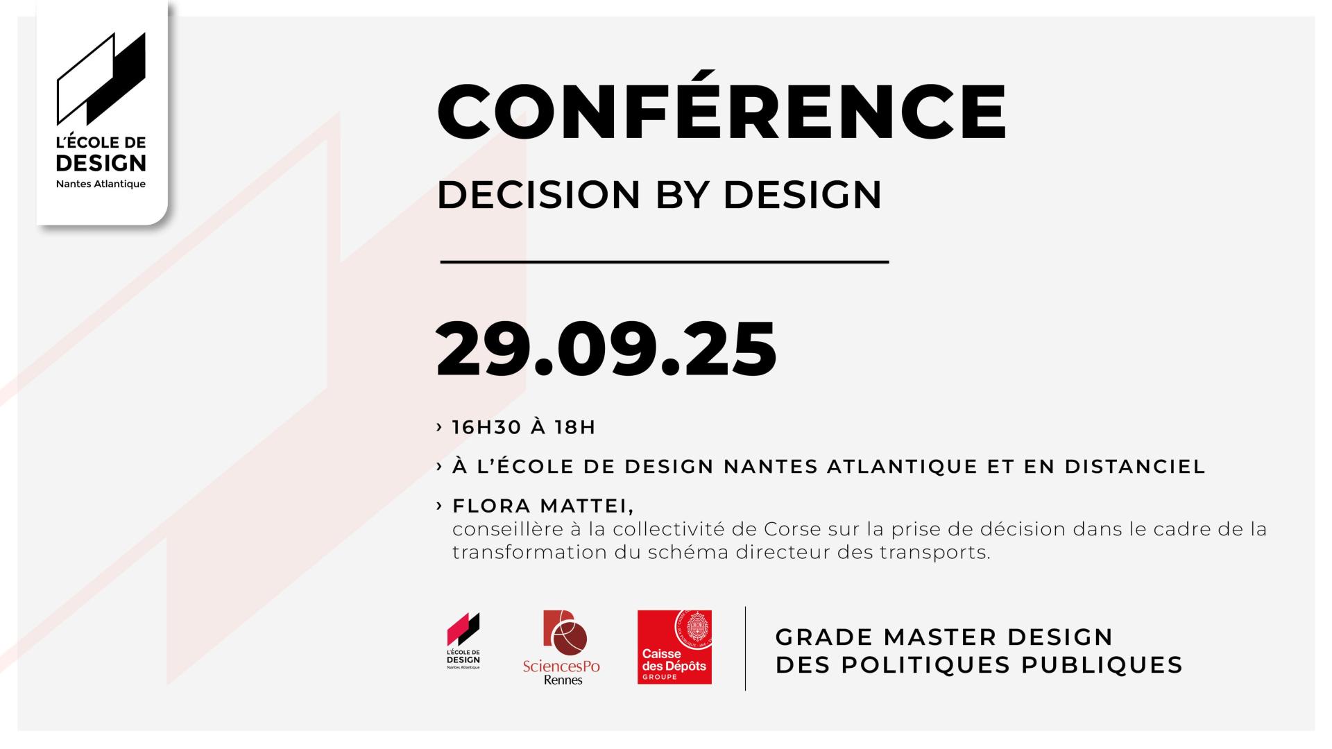 Decision by design, une conférence de Flora Mattei