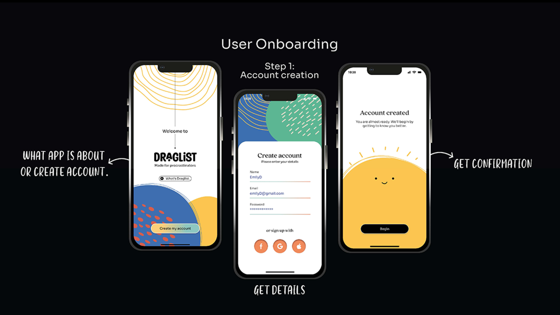 Draglist / An app to overcome procrastination