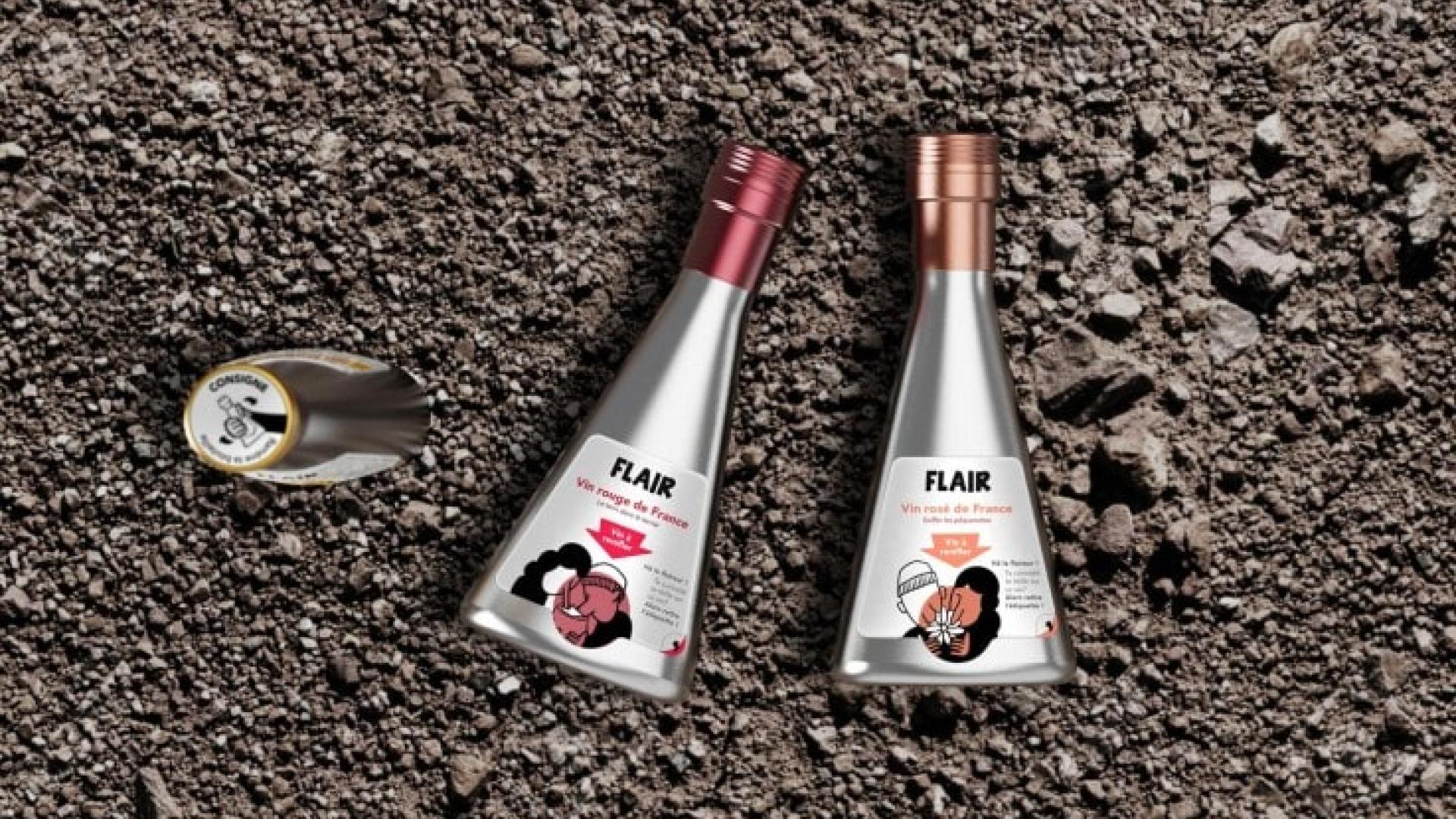 Illustration de flacons olfactifs posés au sol
