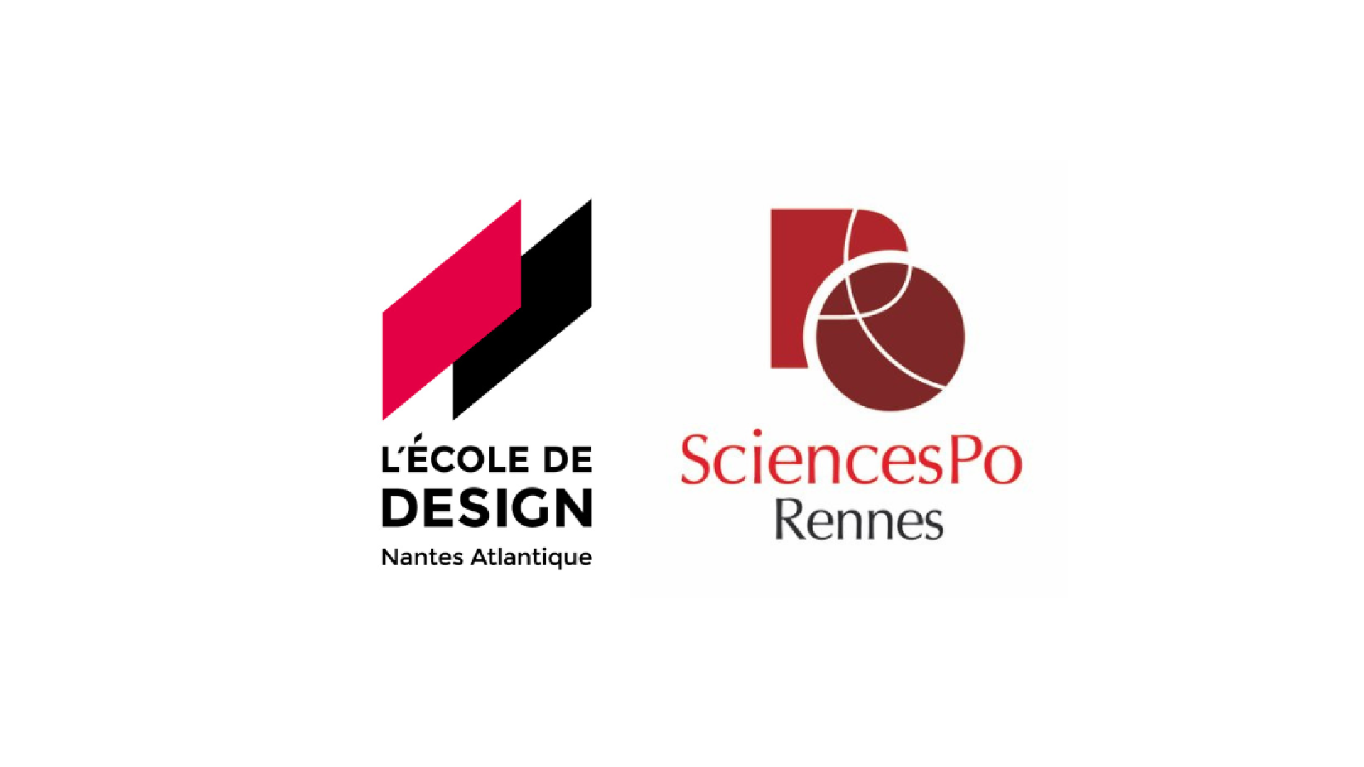 logos l'école de design et sciencespo rennes