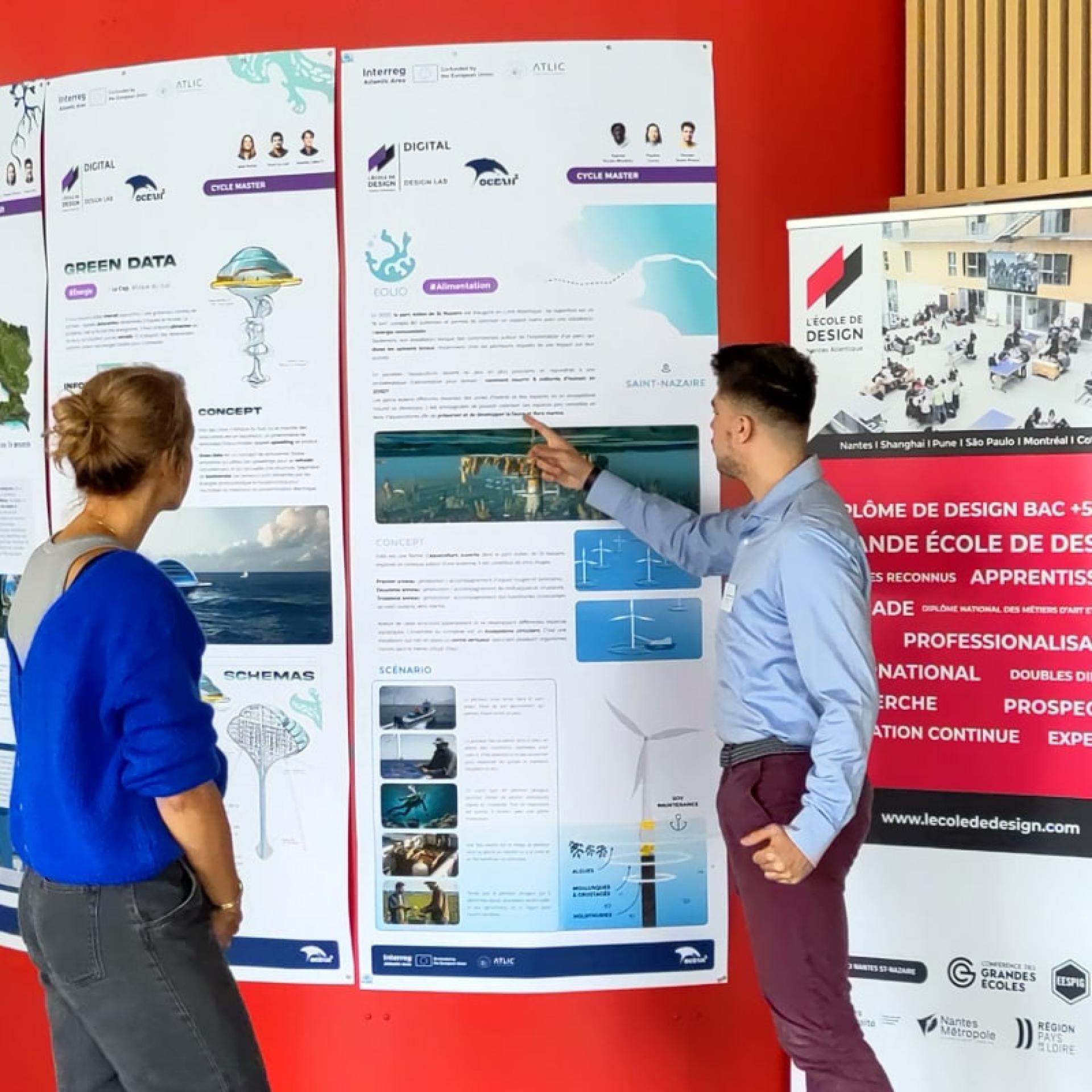 Les étudiants du Digital Design Lab ont présenté leurs projets lors de l'événement "Sur le Pont | Tech & Transitions"