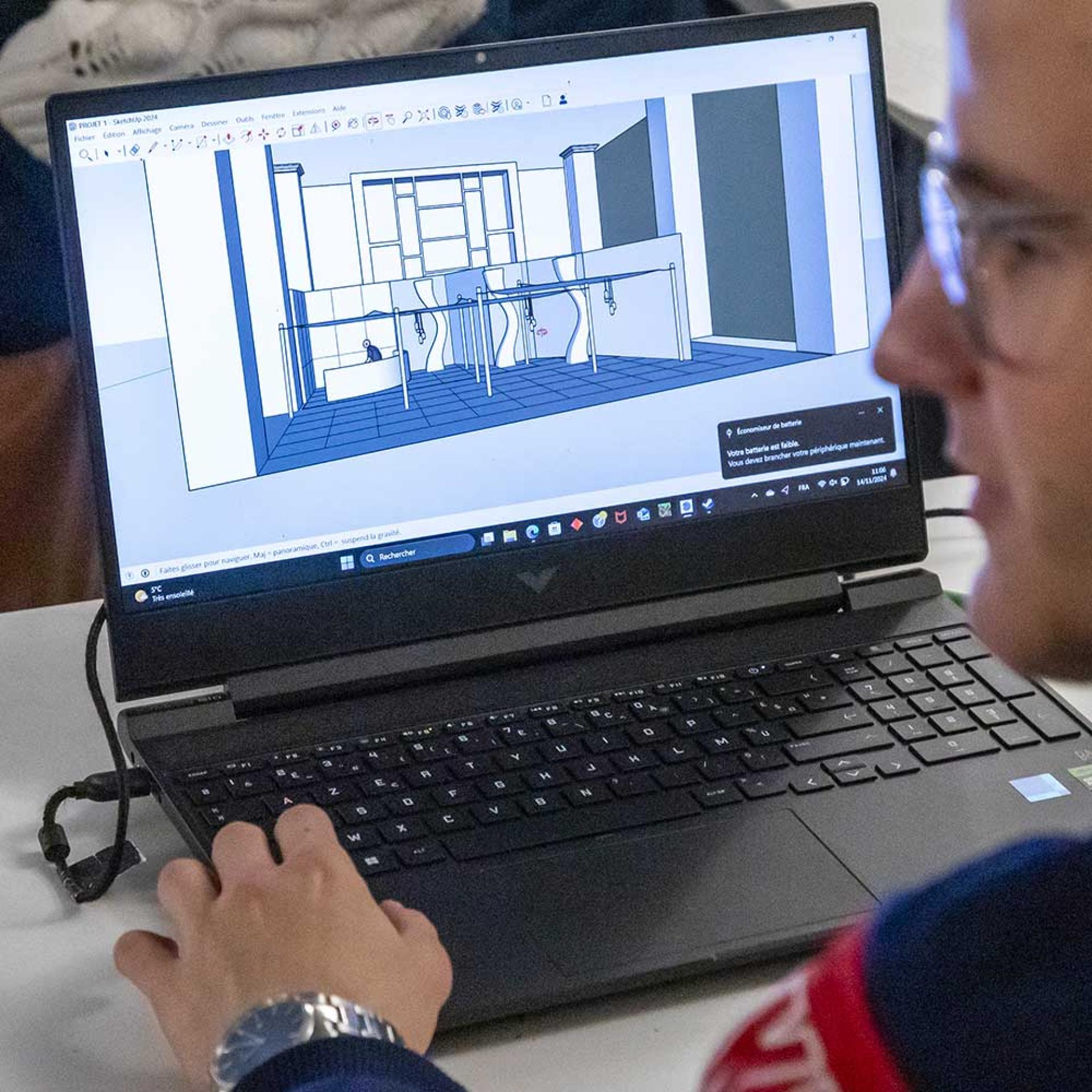 enseignement laval cours ordinateur maquette 3D