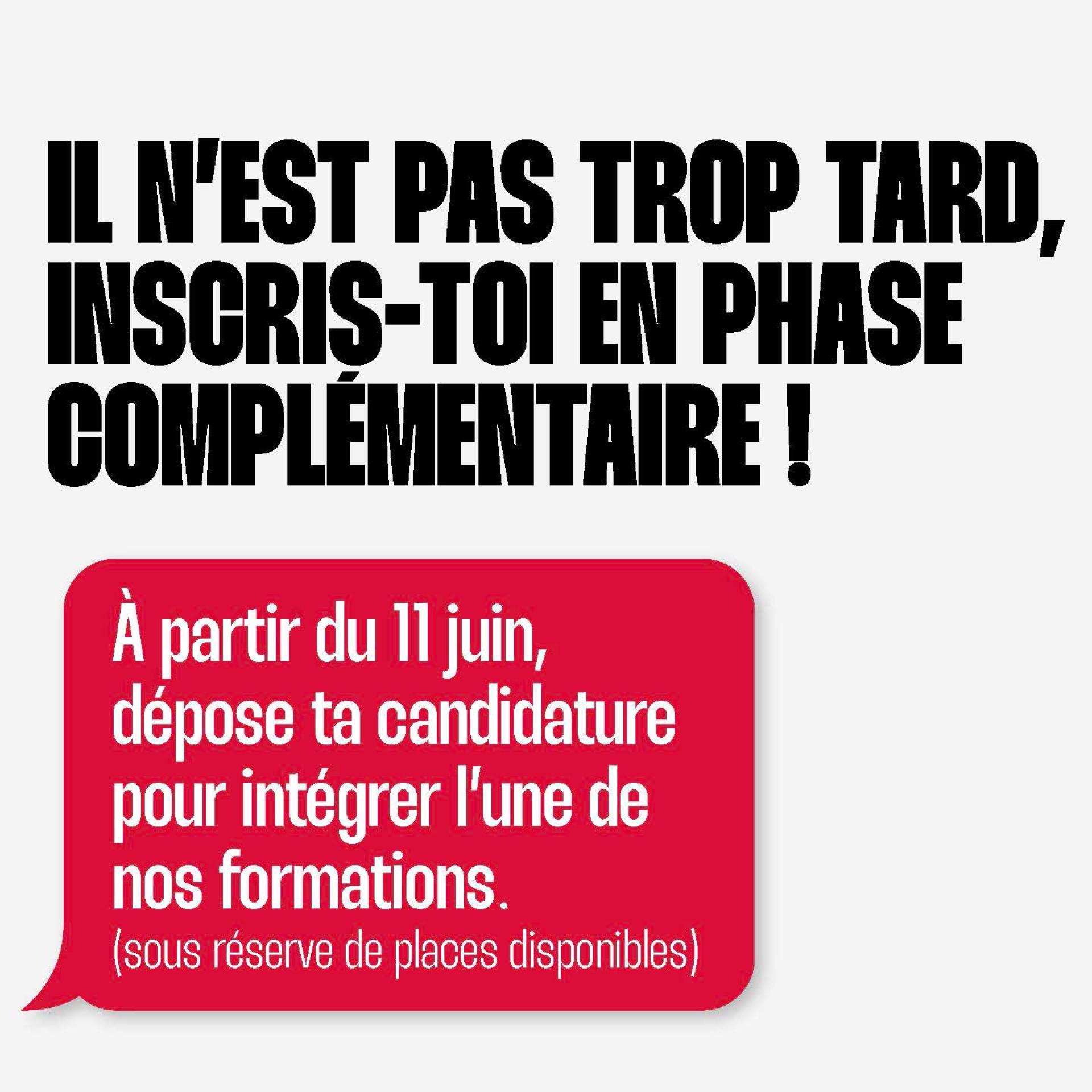 inscris toi phase complementaire