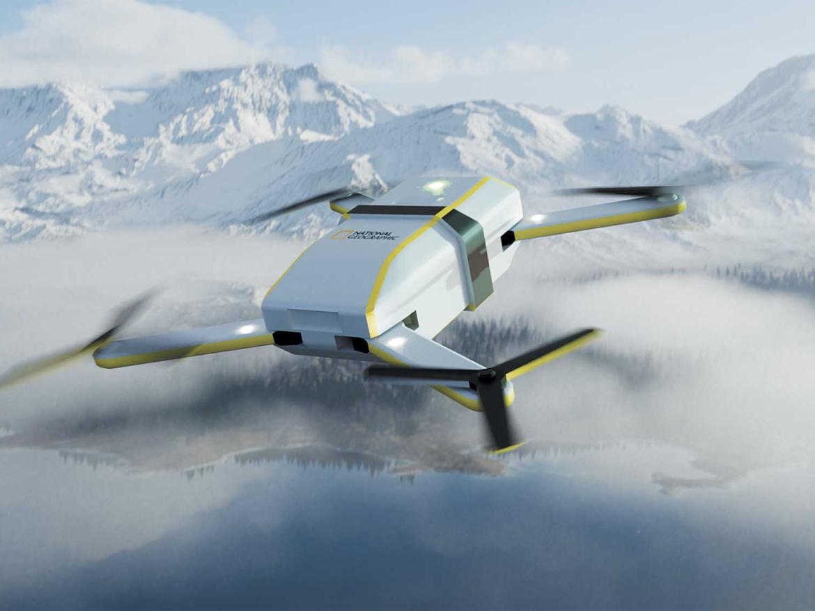 drone de transport design transport