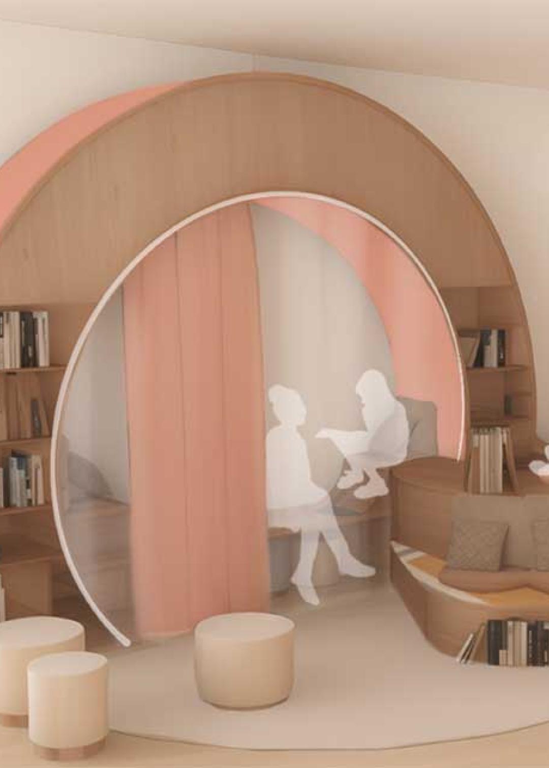 architecture intérieure accueil périscolaire 