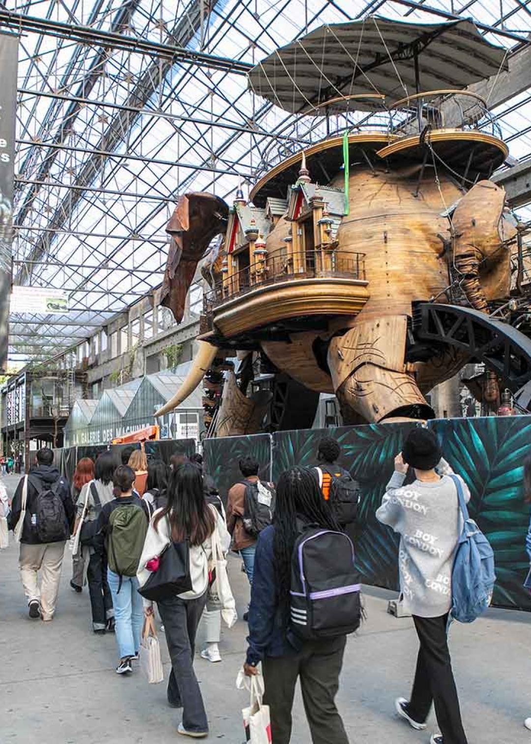 under the naves in Nantes