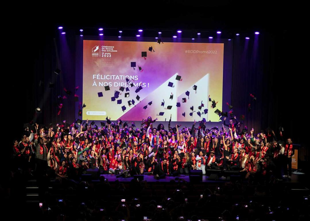 Cérémonie de remise des diplômes de la promotion 2022 à La Cité des Congrès de Nantes