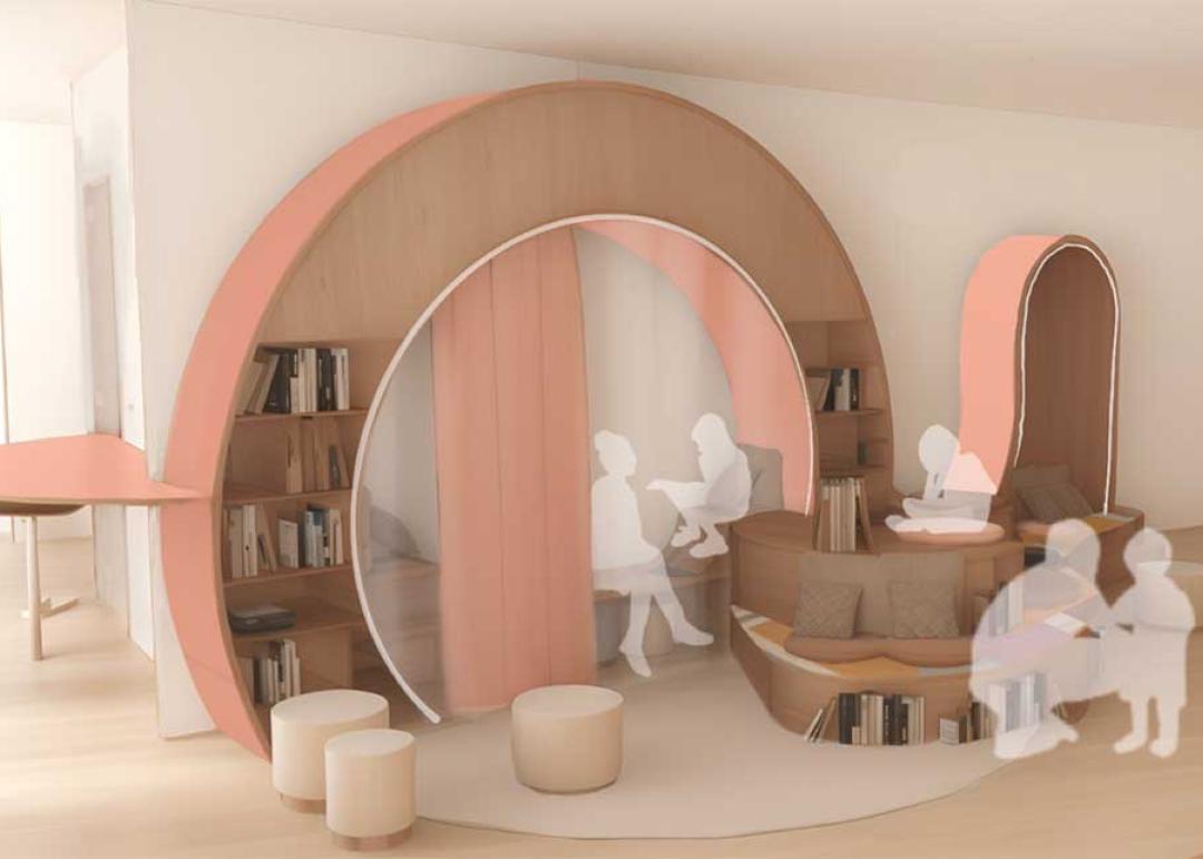 architecture intérieure accueil périscolaire 