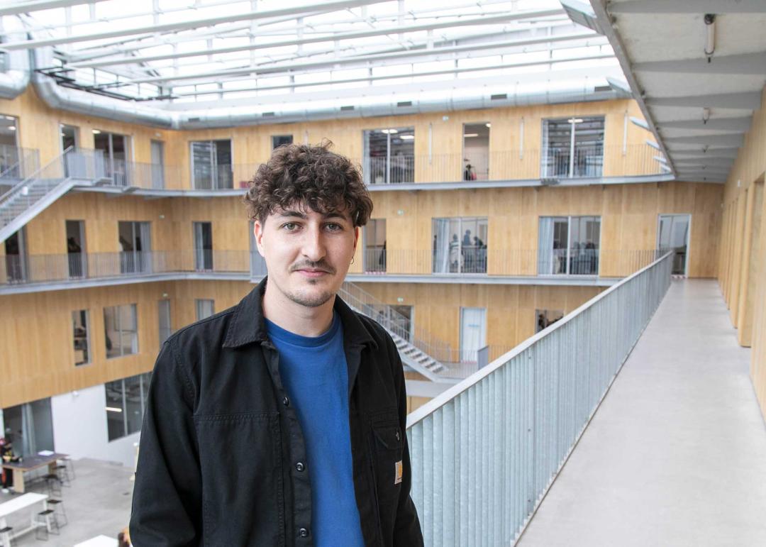 Simon Le Gouill, étudiant en cycle master Media Design et apprenti à l'INSERM