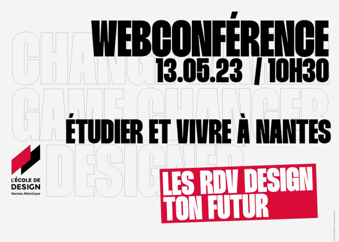 Webconférence Étudier et vivre à Nantes 13 mai 2023