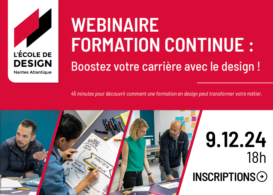 Webinaire formation continue design